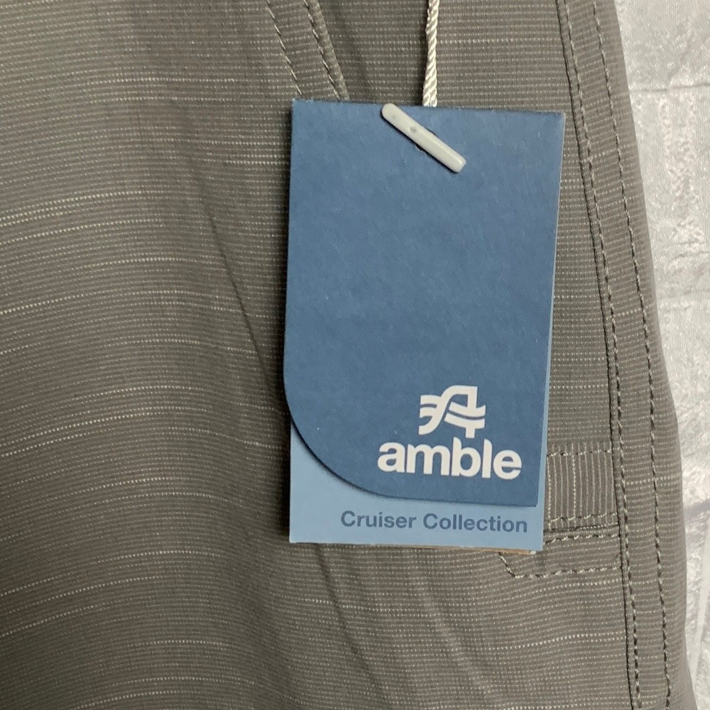Amble sz 32 Cruiser Collection Walk Shorts Grey Heather Men's NWT - Picture 5 of 14